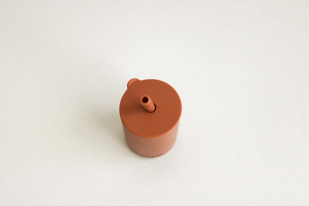 My First Cup & Straw in Taupe & Spice Pumpkin