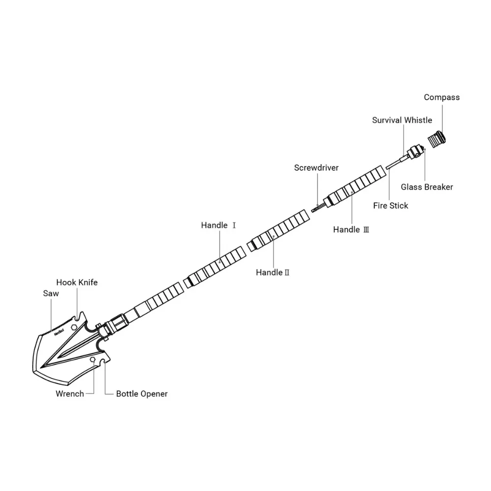 Nextool Large Multi-Functional Shovel