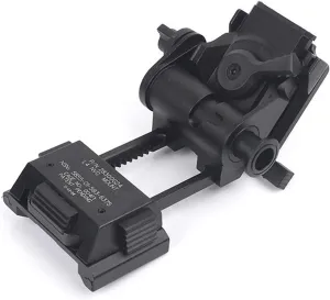 Night Vision Googgles NVG Mount L4G24,Black Metal Helmet Mount CNC PVS 15/18,Rhino Mount Full Metal Tactical Helmet Mount