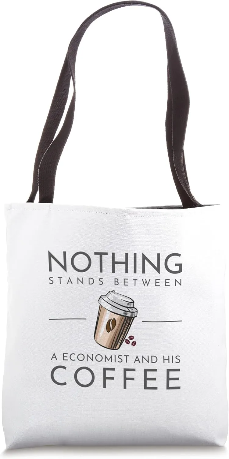 Nothing Stands Between An Economist and His Coffee Tote Bag