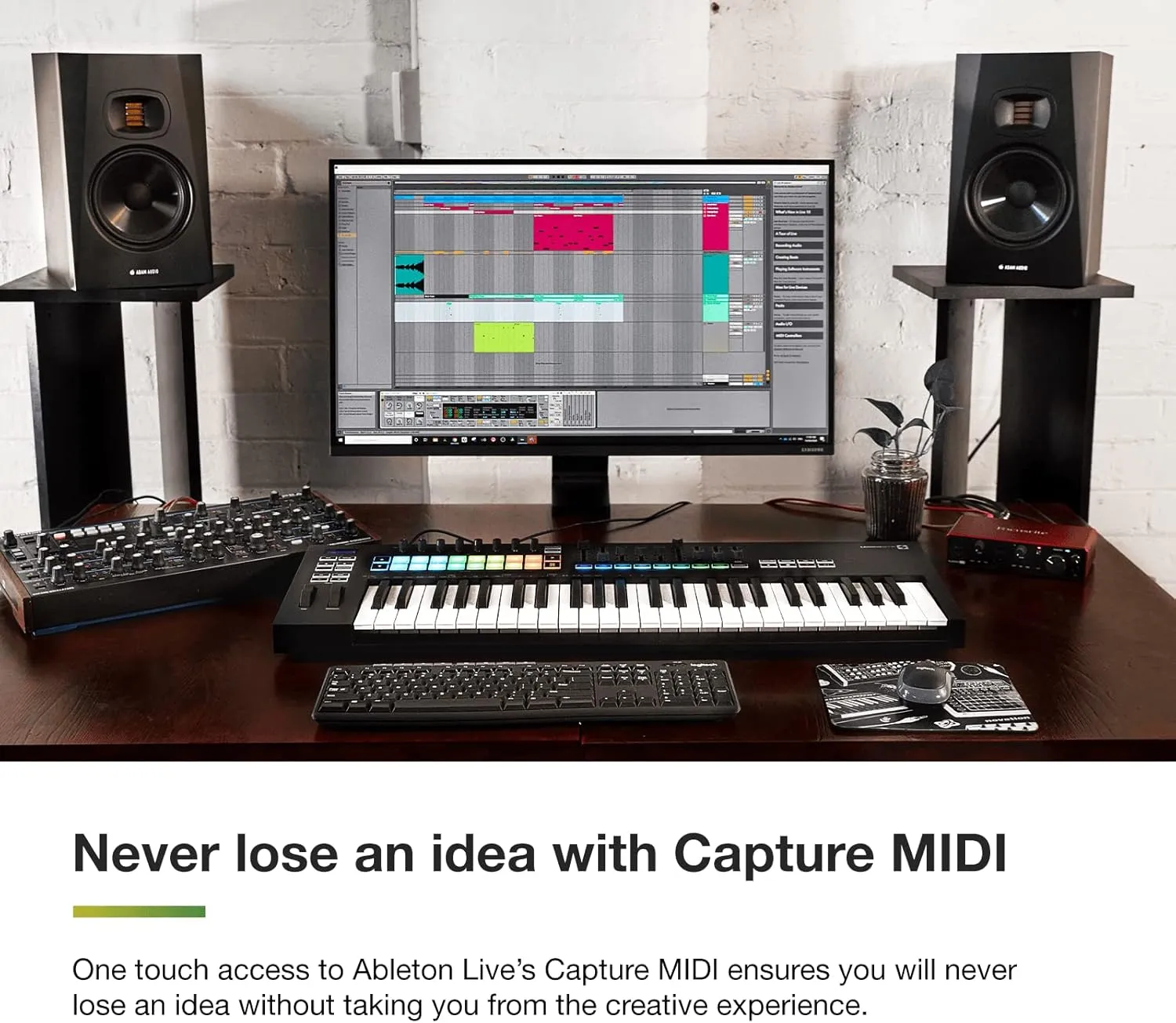 Novation Launchkey 25 [MK3] MIDI Keyboard Controller   Sony MDR7506 Professional Large Diaphragm Headphone Bundle