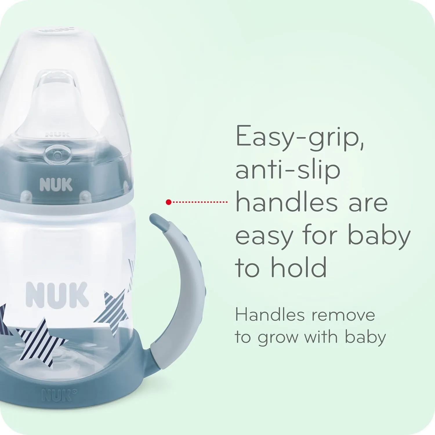 NUK Buzz Lightyear Active Cup, 10 Oz, 2-Pack – BPA Free, Spill Proof Sippy Cup