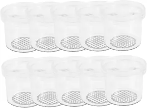 Observation Cup 16pcs Magnifying Lid Boys and Girls Habitat Portable Critter Box