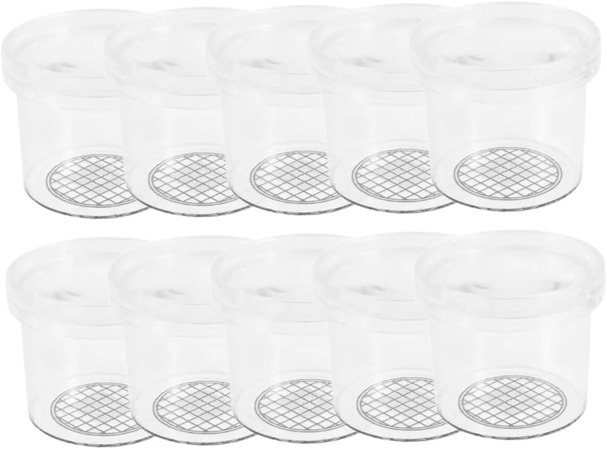 Observation Cup 16pcs Magnifying Lid Boys and Girls Habitat Portable Critter Box