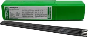 Omega N Welding Electrode: 5/32" Dia., Hardfacing for Abrasion with High Impact - 5 lbs