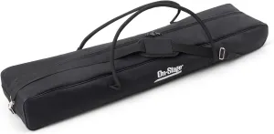 On-Stage SSB6500 Speaker Stand Bag (Storage and Transportation for Portable PA, Lighting, and Mic Stands or Drum-Kit Hardware, Heavy-Duty Nylon, Foam Padded, Adjustable Strap, Carry Handles, Zipper)
