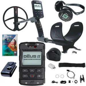 Open Box - XP DEUS II Fast Multi Frequency RC   WS6 Metal Detector with 11" FMF Search Coil