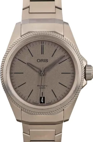 Oris ProPilot X Grey Dial Men's Watch - Model Number: 01 400 7778 7153-07 7 20 01TLC