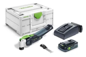 OSC VECTURO 18V Starlock Cordless Oscillator 4.0Ah HighPower Bluetooth Set in Systainer