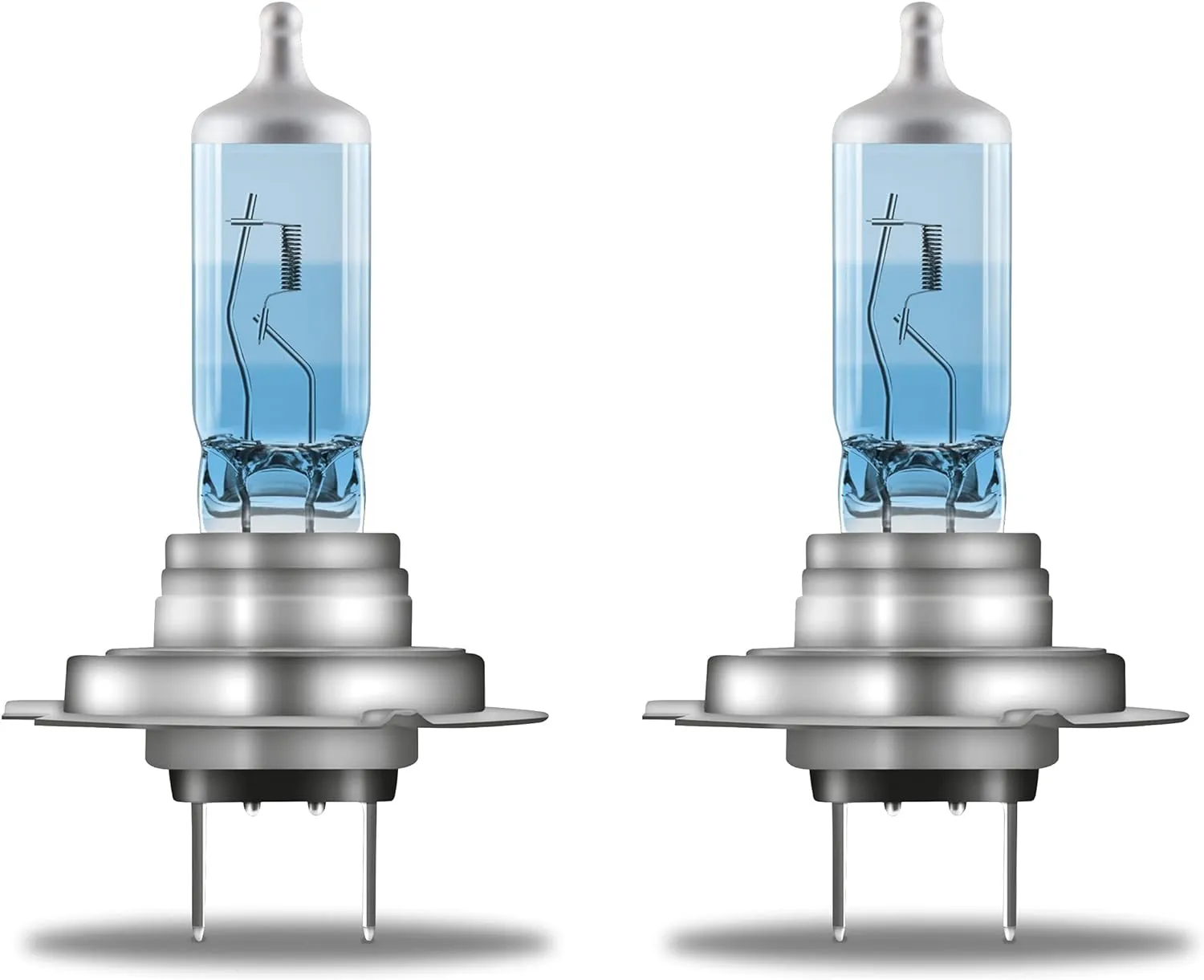 OSRAM COOL BLUE® INTENSE H7,  100% more brightness, up to 5,000K, halogen headlight lamp, LED look, Hanging folding box (2 lamps)
