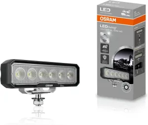 OSRAM LEDriving Lightbar WL VX150-WD, LEDWL109-WD, LED Work Lights OFF ROAD, 1500 Lumens, Up to 45 Meters Long Beam, 12V/24V, Folding Box (1 Lamp)