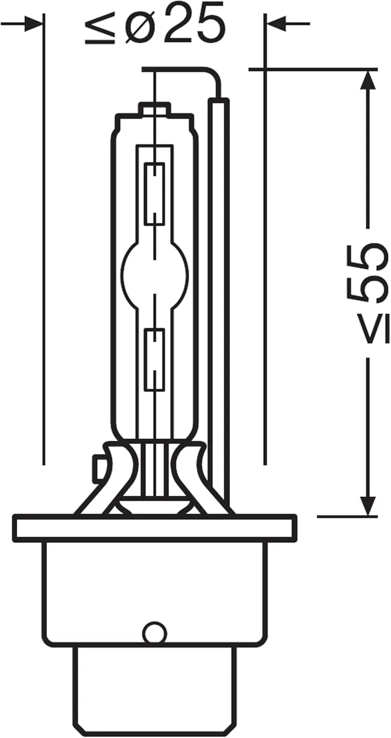 Osram Xenarc Night Breaker 220, D2S, 220% More Brightness, Xenon Headlight Bulb, 66240XN2-2HB, Folding Box (2 Lamps)