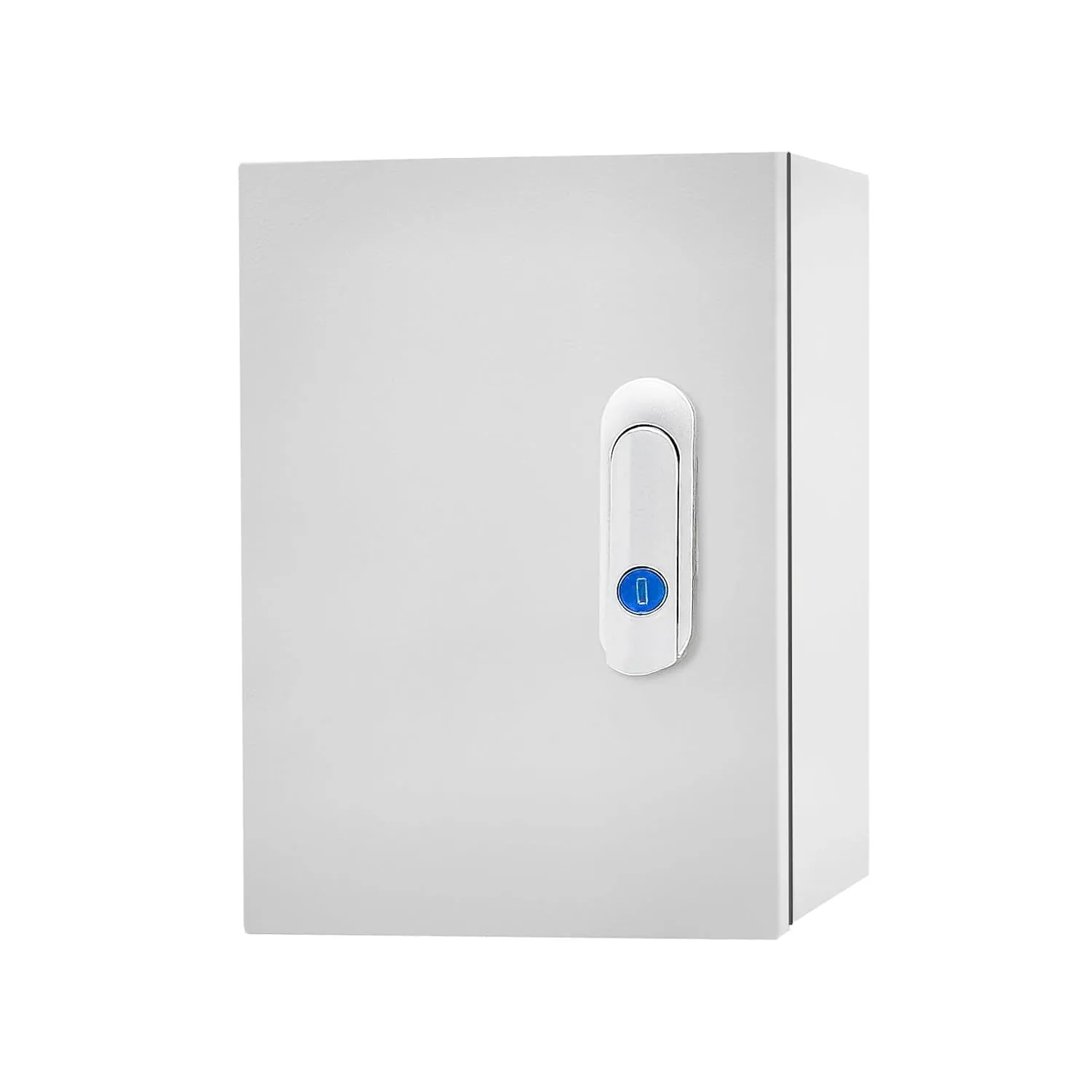 Outdoor Electrical Box 12 x 8 x 6''D NEMA 4X Enclosure Steel Box, Waterproof & Dustproof Outdoor/Indoor Lockable Electrical Junction Box, with Mounting Plate