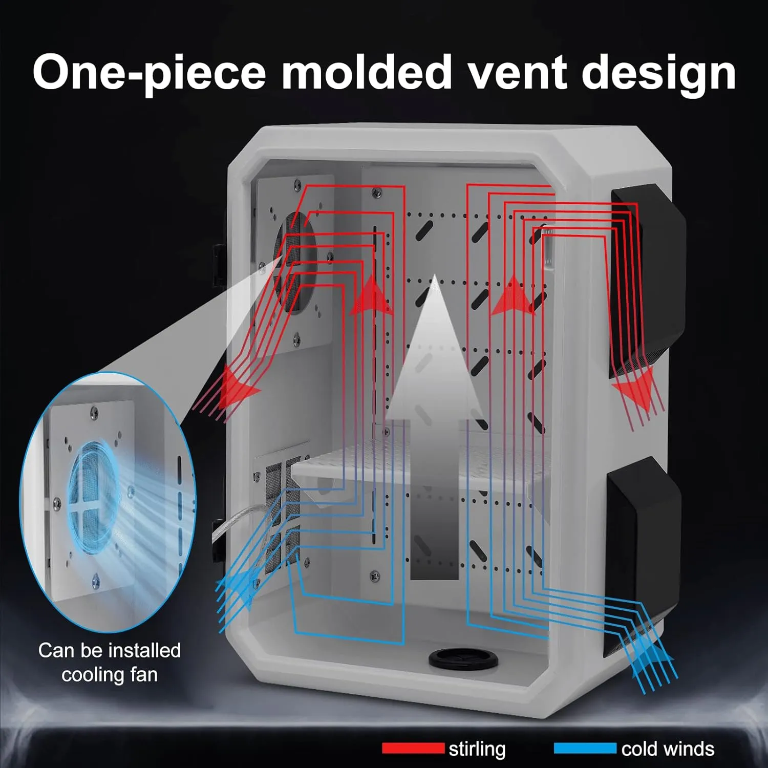 Outdoor Electrical Box, Cold-Rolled Steel Plate, Aluminum Alloy Back Beam, One-Piece Ventilation Design, IP65 Waterproof, Wall/Pole Mounted (15.7" x 11.8" x 7.9")