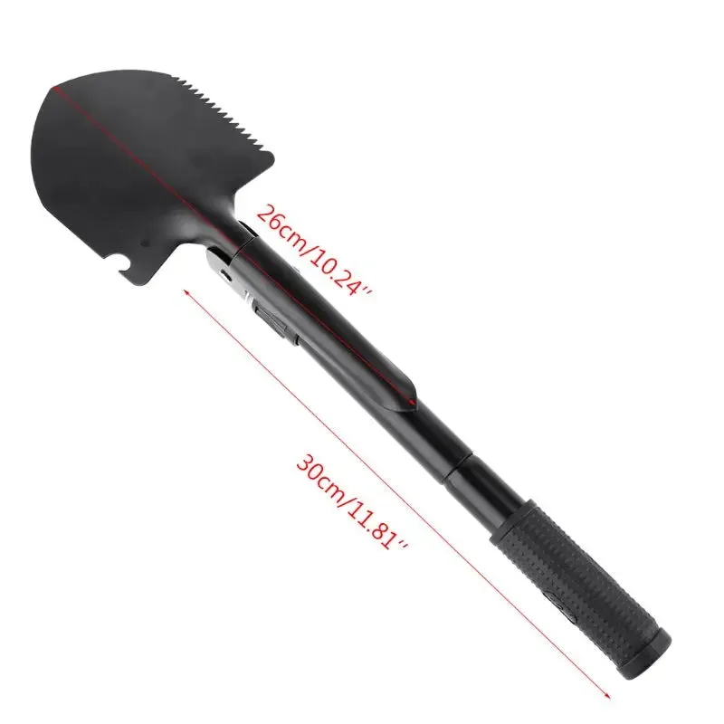 Outdoor Metal Detector Digger Digging Tool Gold Finder Folding Shovel Camp Spade