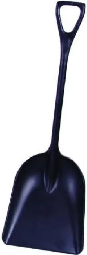 P-6982-B Tuffy 14 inch Poly Scoop Shovel - Black