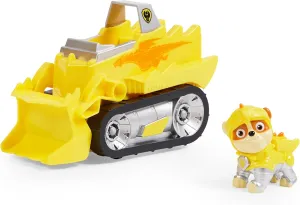 Paw Patrol, Rescue Knights Rubble Transforming Toy Car with Collectible Action Figure, Kids Toys for Ages 3 and up