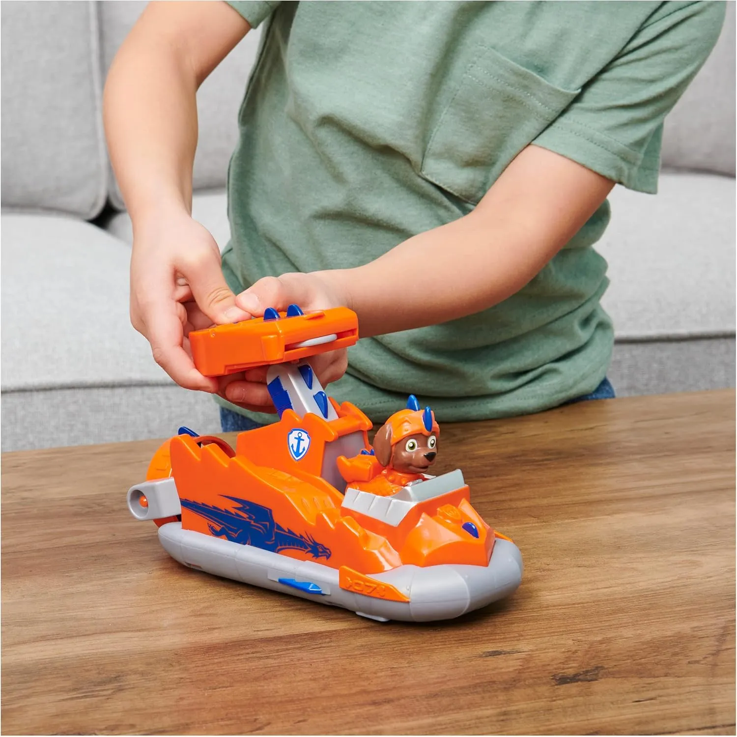 Paw Patrol, Rescue Knights Zuma Transforming Toy Car with Collectible Action Figure, Kids Toys for Ages 3 and up