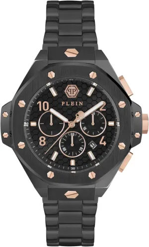 Philipp Plein Men's Analogue Quartz Plein Chrono Royal 46 mm Stainless Steel