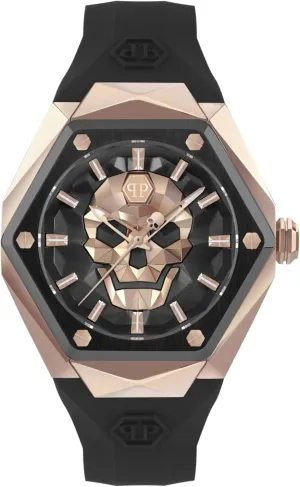 Philipp Plein Men's Watch Analogue Quartz The $Kull Spikes