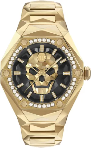 Philipp Plein Men's Watch Analogue Quartz The $Kull Spikes