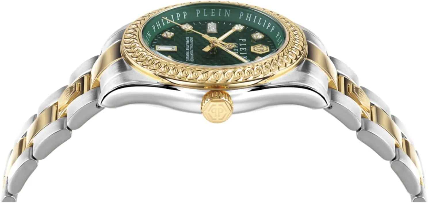 Philipp Plein Queen Crystal Women's Analogue Quartz Watch