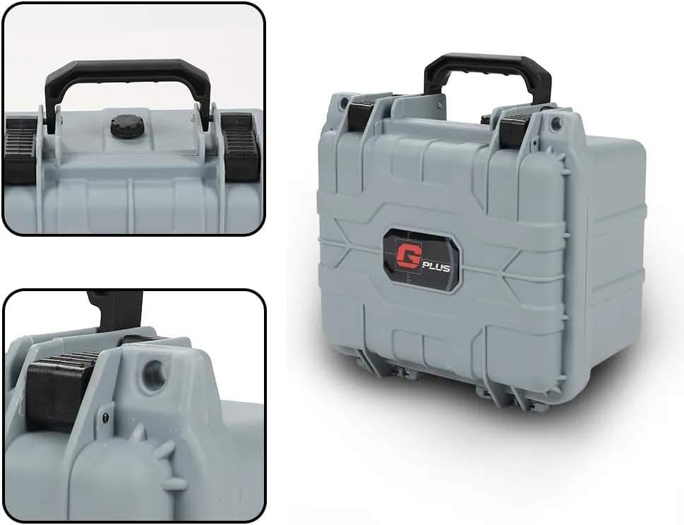 PIT66 Graded Card Storage Box, Compatible with BGS PSA SGC FGS Graded Sports Trading Cards, Deep Travel Size Waterproof Case Slab Holder & Protector, Grey