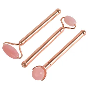 POPETPOP 1set Jade Face Massage Roller Multi-functional Tool Smooth Rolling for Face Neck for Home and Travel