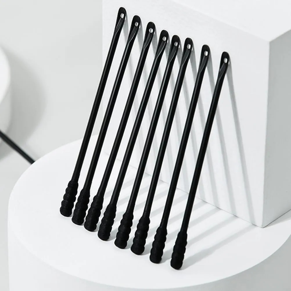 POPETPOP 300 Pcs Double Head Ear Spoon Cotton Swab Ear Suction Tool Ear Ear Wax Pick Organic Ear Swab Cotton Tips Ear Wax Remover Ear Sticks Long Swab Stick Baby Multifunction Abs