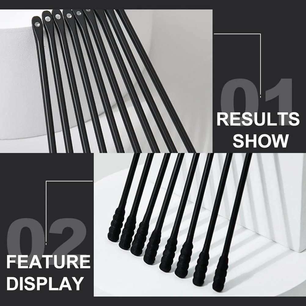 POPETPOP 300 Pcs Double Head Ear Spoon Cotton Swab Ear Suction Tool Ear Ear Wax Pick Organic Ear Swab Cotton Tips Ear Wax Remover Ear Sticks Long Swab Stick Baby Multifunction Abs