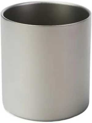 POVCZWXSS 1PC Outdoor Pure Titanium Water Cup Lightweight Portable Mug(350ml A)