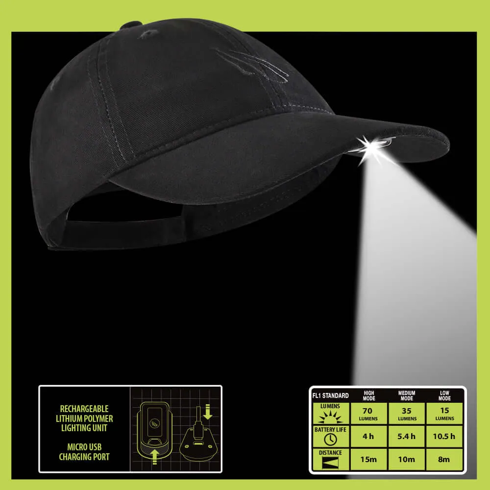 POWER Bundle POWERCAP 3.0 LED Lighted Hat   FLATEYE Flashlight Lantern FRL-2100