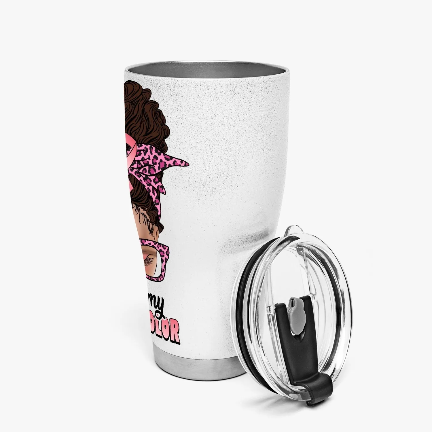 Power color 30oz Curved Glitter Tumbler