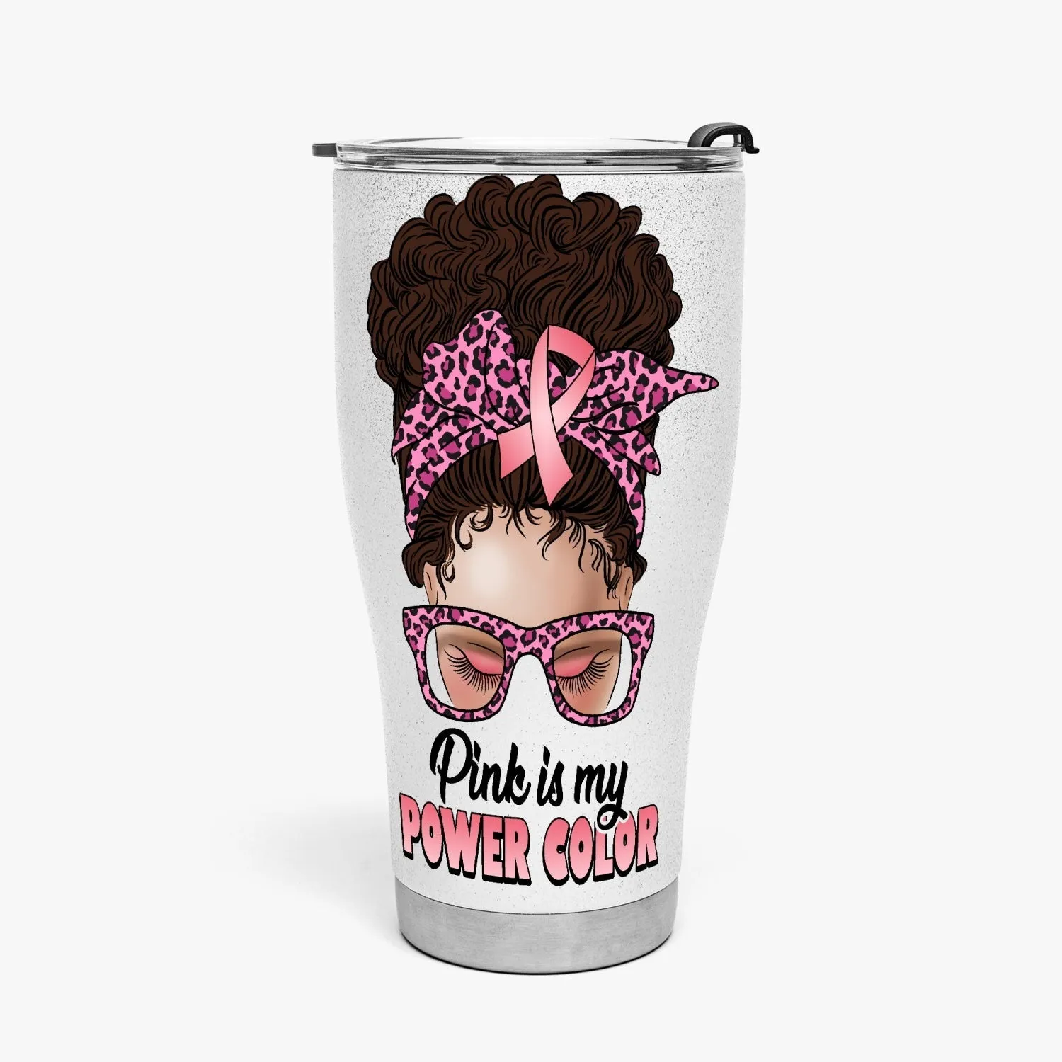 Power color 30oz Curved Glitter Tumbler