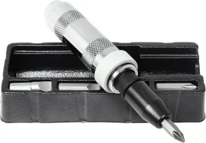 Powerbuilt 1/2 Inch Drive Impact Driver Set Extractor Tool, Slotted or Phillips Screwdriver Bits, Remove Rusted, Damaged Screws - 648002, Large