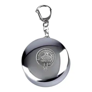 Pringle Scottish Clan Crest Folding Cup Key Chain (Pewter)