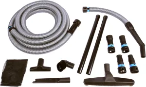 Quick Click Multi-Brand Power Tool Dust Collection Adapter Set and Full Cleanup Vacuum Accessories with 20 Ft. Hose for Home and Shop Wet/Dry Vacuums