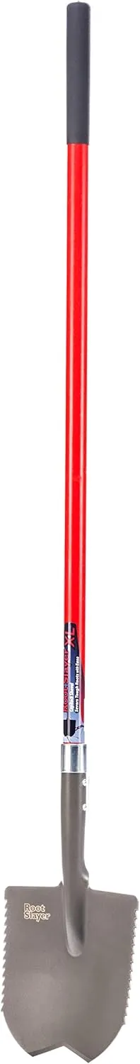 Radius Garden 23011 Root Slayer Caprock Shovel XL, Root Slayer Caprock Shovel, Red