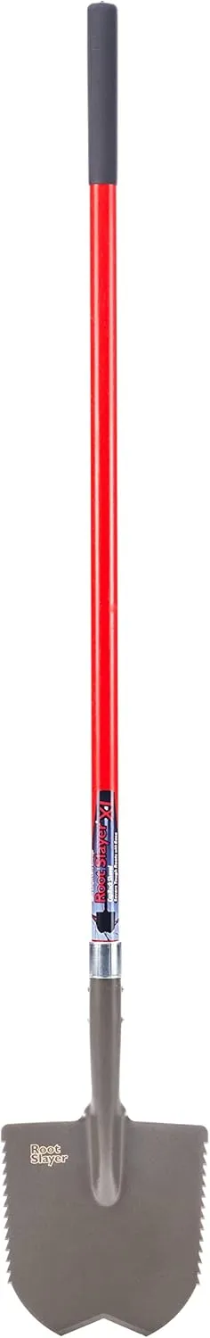 Radius Garden 23011 Root Slayer Caprock Shovel XL, Root Slayer Caprock Shovel, Red