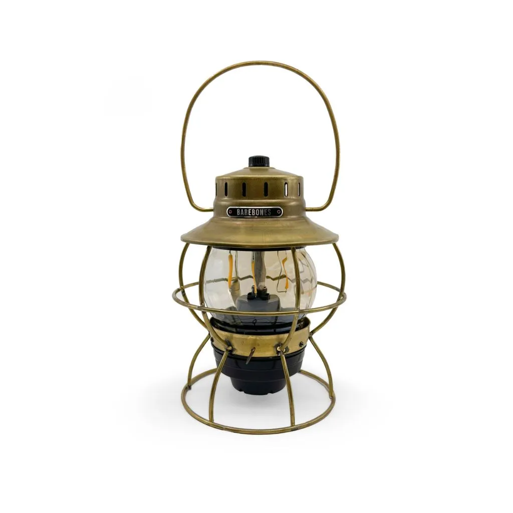 Railroad LED Lantern - Brass