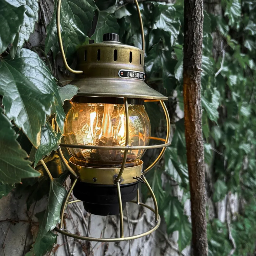 Railroad LED Lantern - Brass