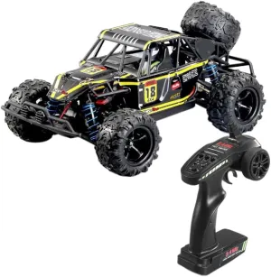 RC Cars, 40KM/H High Speed 4WD 1:18 Scale Electric Waterproof Truggy Remote Control Off Road Monster Truck, RTR All Terrain Toys for Kids and Adult