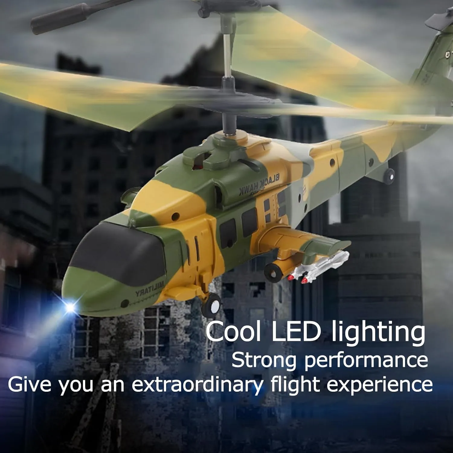 RC Helicopter,Remote Control Military Helicopter, Altitude Hold,One Key Take Off/Landing Drone Plane, USB Charging Army Airplane Aircraft RC Toys for Boys and Military Fans