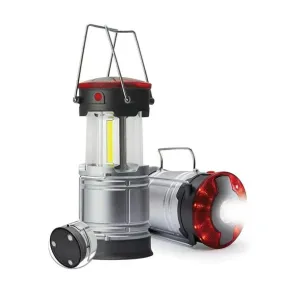 RCA 3-in-1 Retractable Lantern, Led Flashlight & SOS Mode- RFL0117