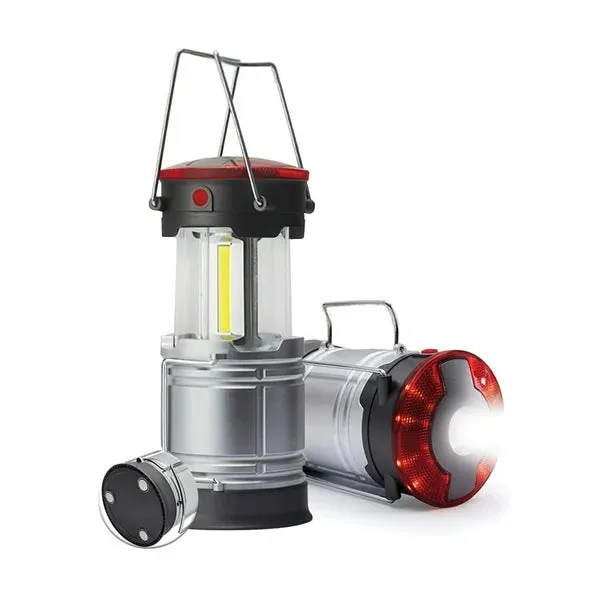 RCA 3-in-1 Retractable Lantern, Led Flashlight & SOS Mode- RFL0117