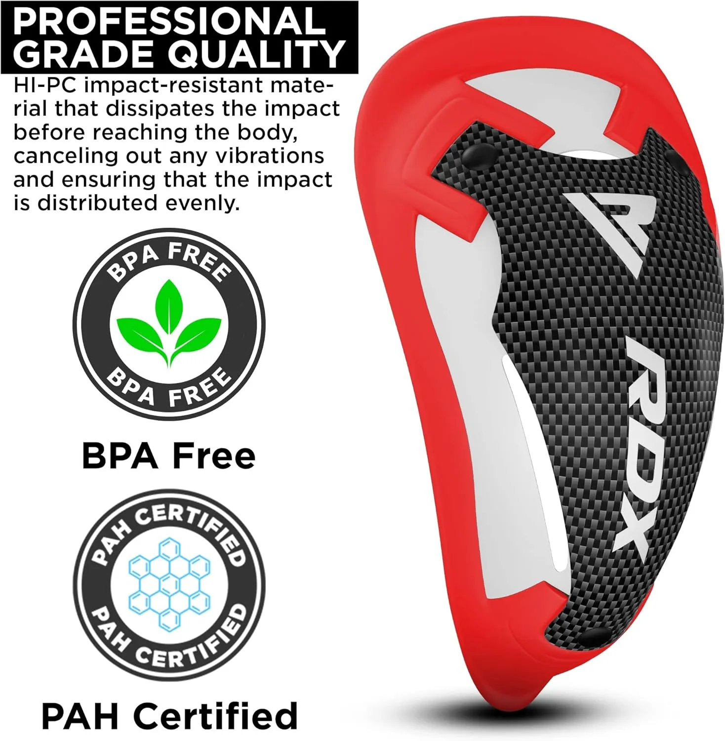 RDX Groin Cup for MMA, Boxing, Training and Muay Thai, Protector Shield with Tri Ventilated Holes for Air Flow Used for Men Kickboxing, BJJ, Karate, Martial Arts, Taekwondo, BJJ, Sparring