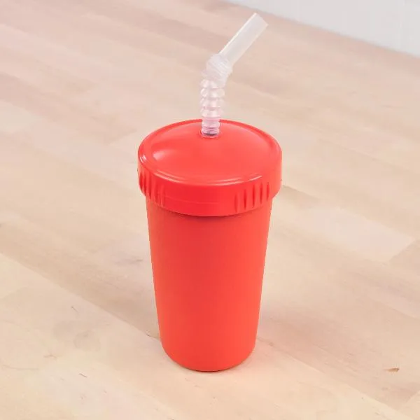 Re-Play Straw Cup with Reusable Straw - Red