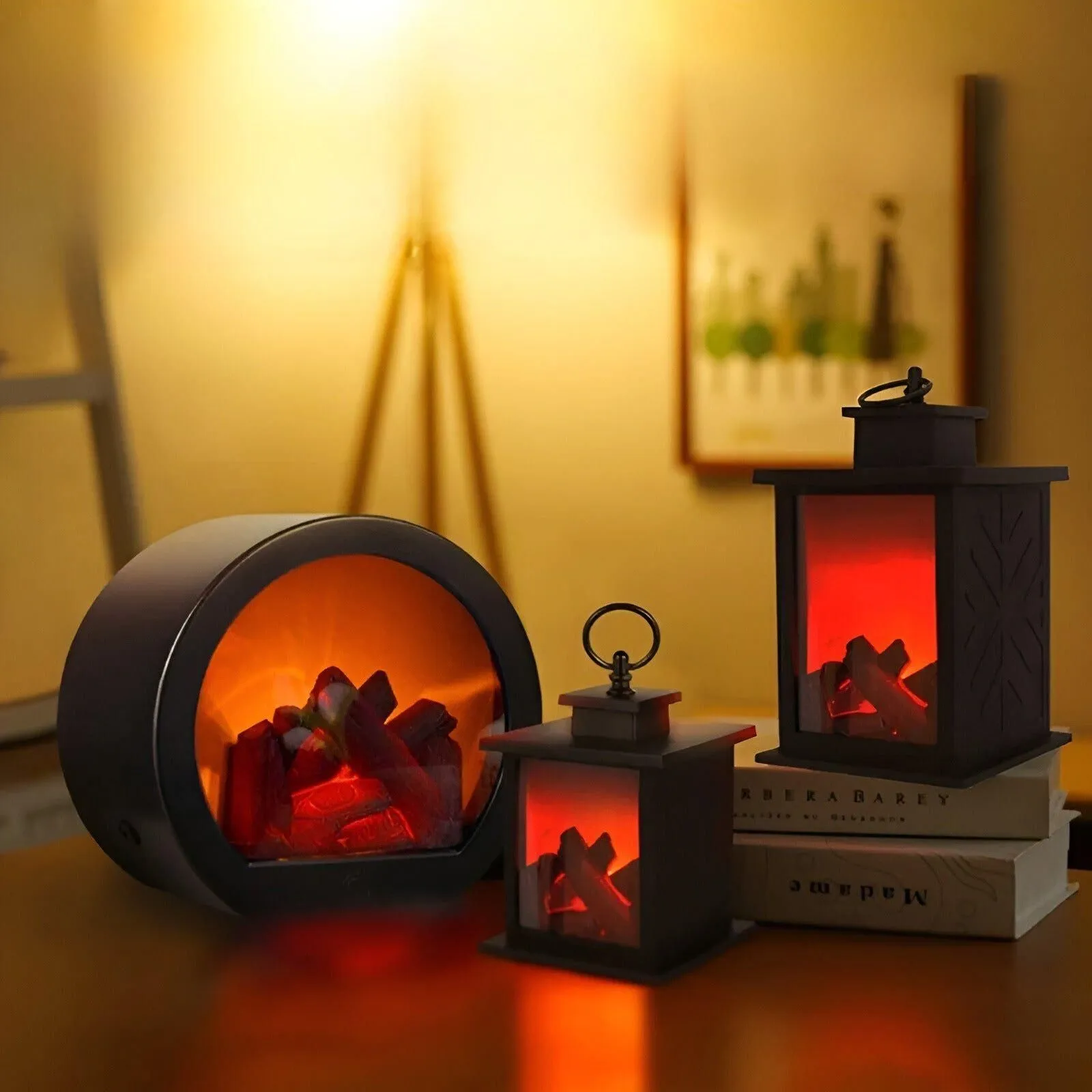 Realistic Lighting Ambient – LED High-security Lamp Flame Cosy Table for RadiantFlame Lantern Problem-solving