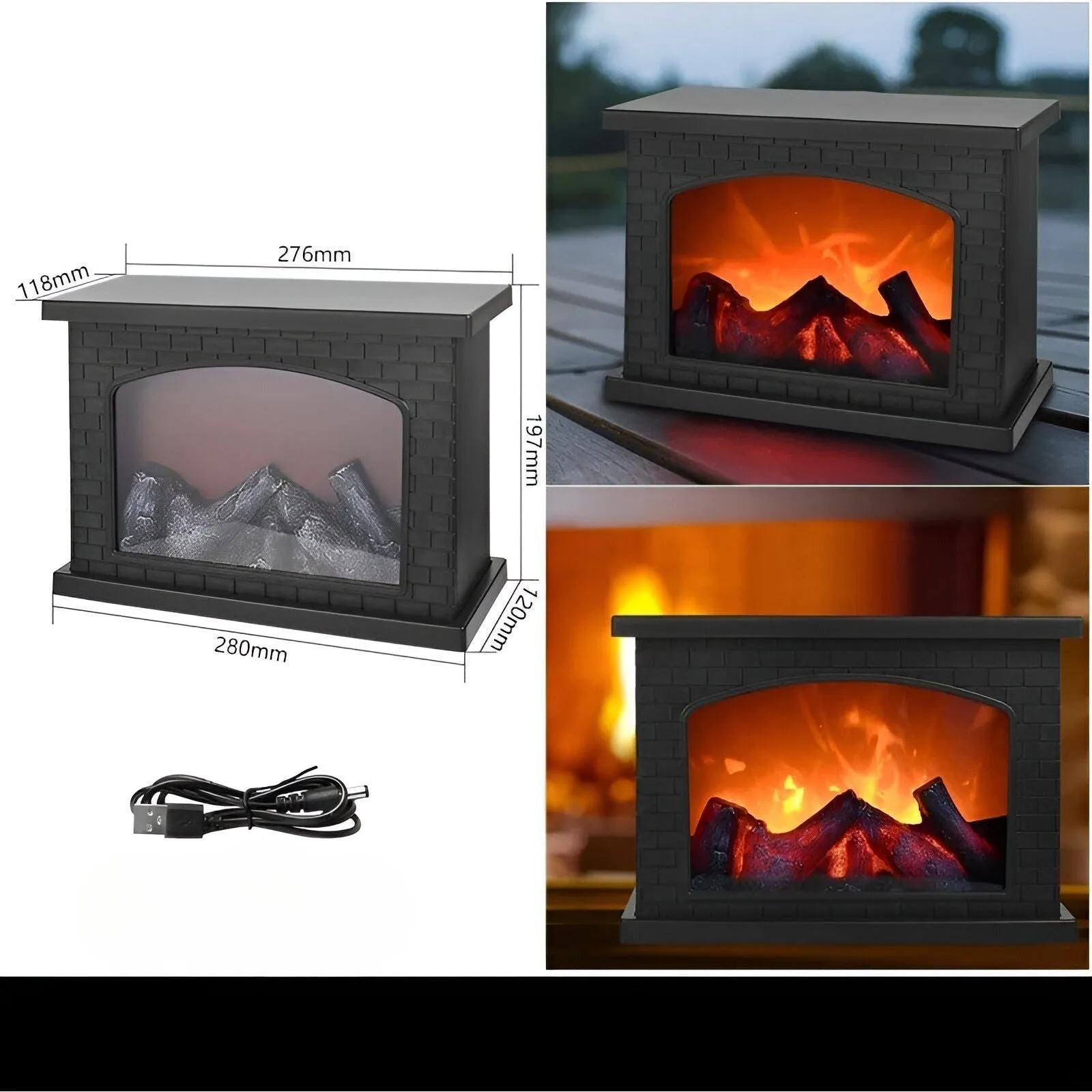Realistic Lighting Ambient – LED High-security Lamp Flame Cosy Table for RadiantFlame Lantern Problem-solving