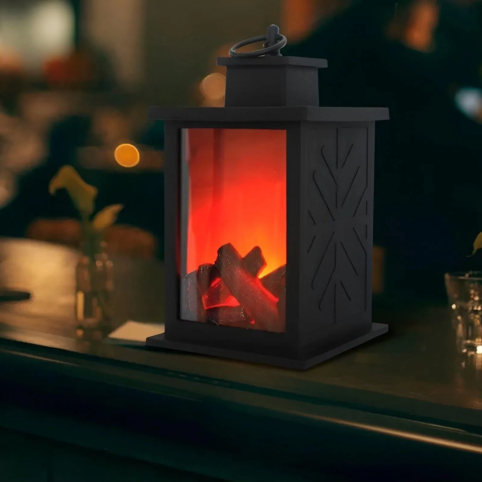 Realistic Lighting Ambient – LED High-security Lamp Flame Cosy Table for RadiantFlame Lantern Problem-solving